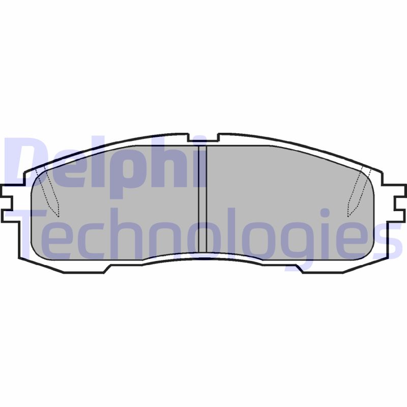 Remblokset Delphi Diesel LP577