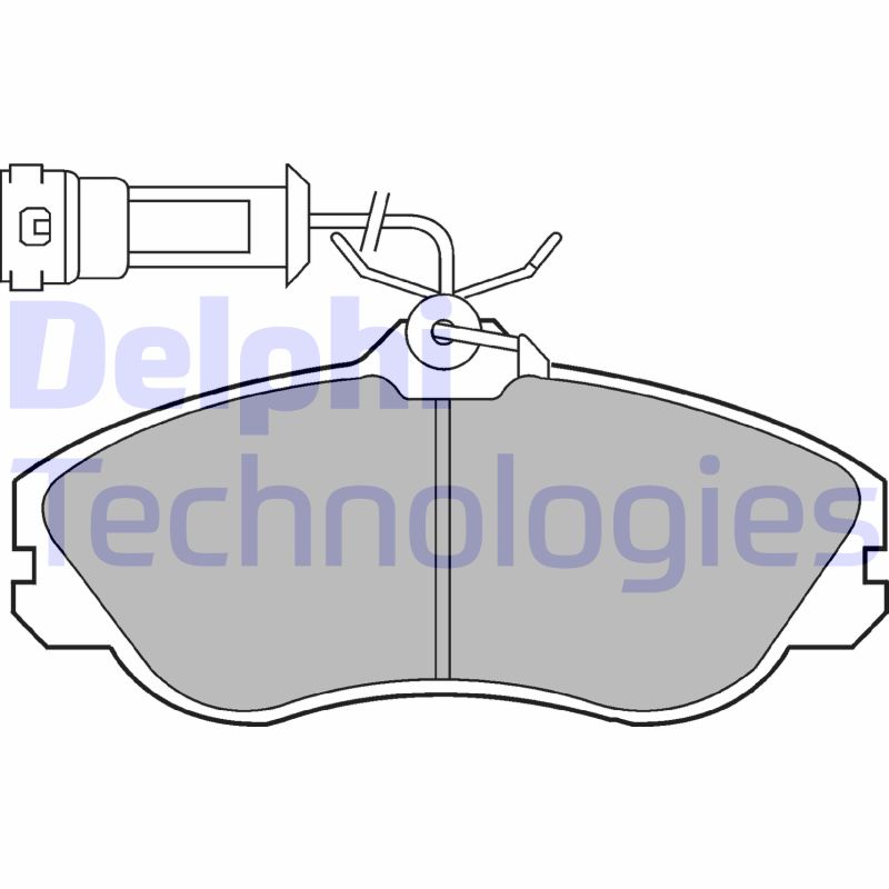 Remblokset Delphi Diesel LP579