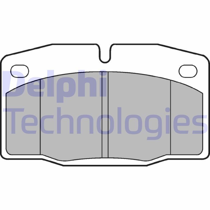 Remblokset Delphi Diesel LP581