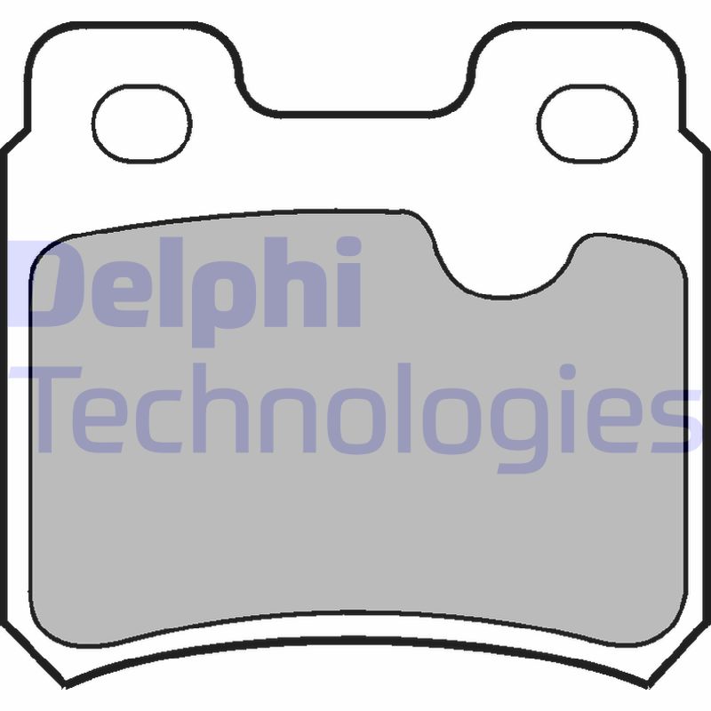 Remblokset Delphi Diesel LP586