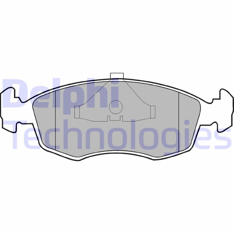 Remblokset Delphi Diesel LP587