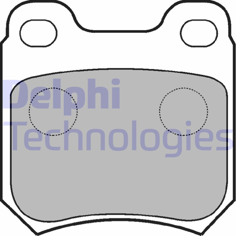 Remblokset Delphi Diesel LP590