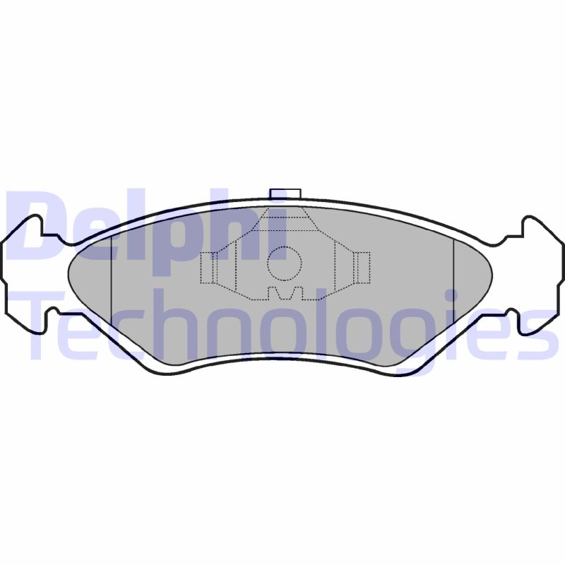 Remblokset Delphi Diesel LP591