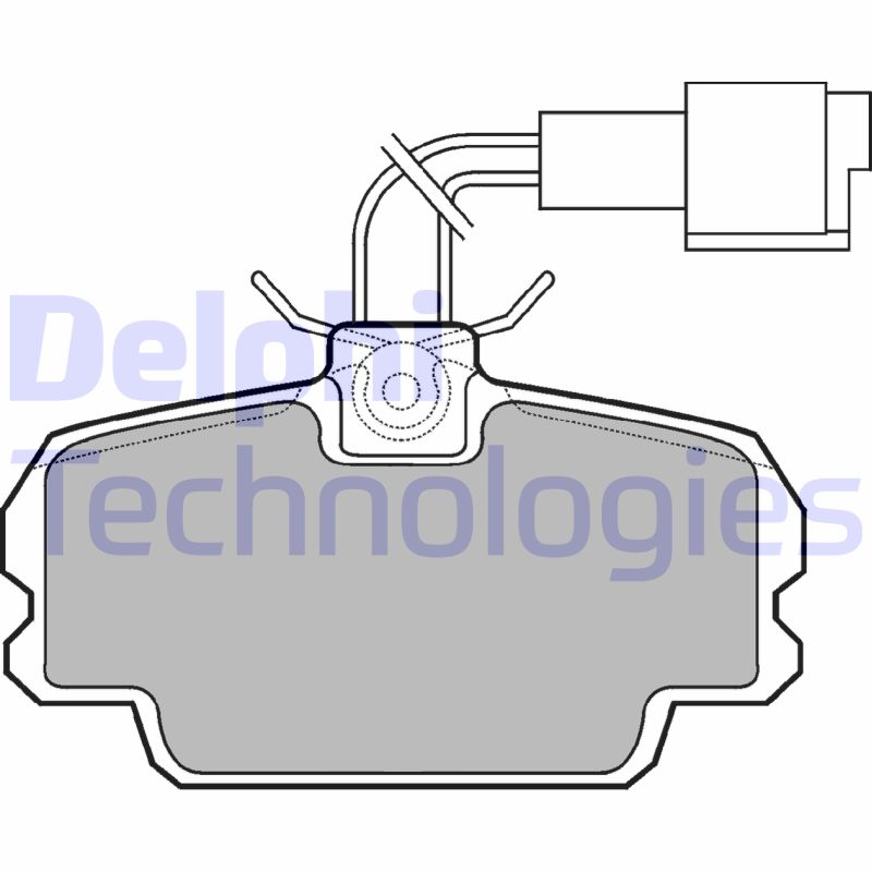 Remblokset Delphi Diesel LP592