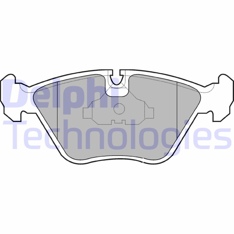 Remblokset Delphi Diesel LP602