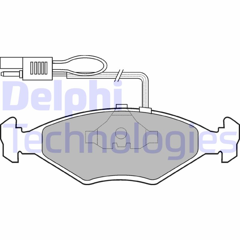 Remblokset Delphi Diesel LP604