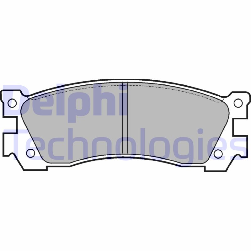 Remblokset Delphi Diesel LP632