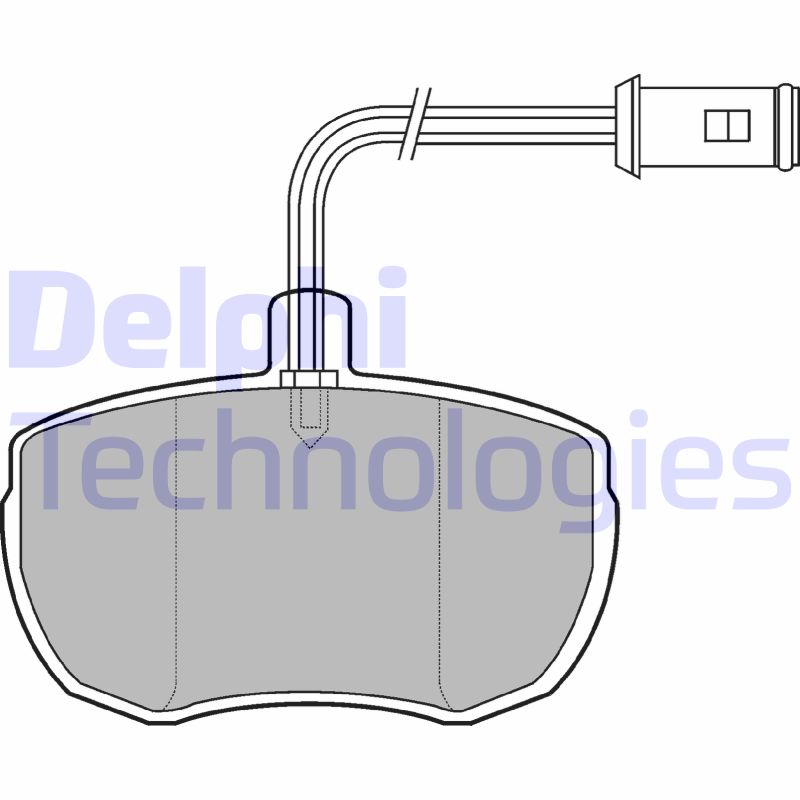 Remblokset Delphi Diesel LP651