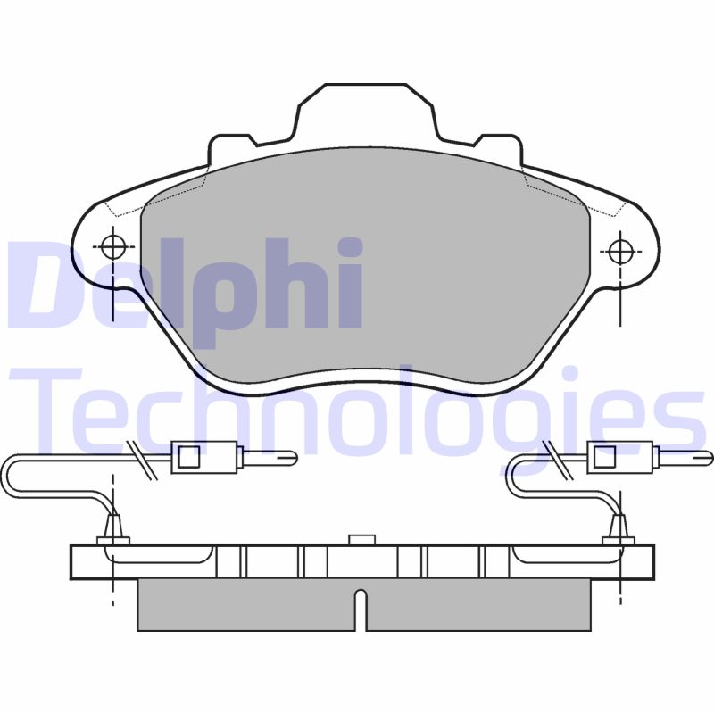 Remblokset Delphi Diesel LP654