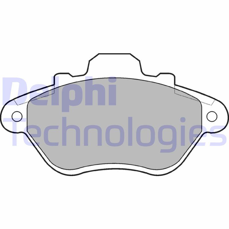 Remblokset Delphi Diesel LP666
