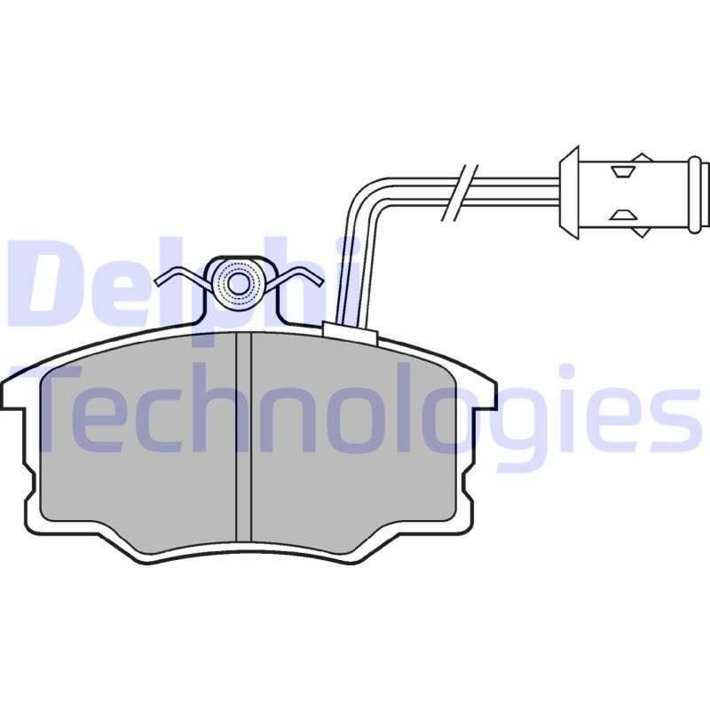 Remblokset Delphi Diesel LP674