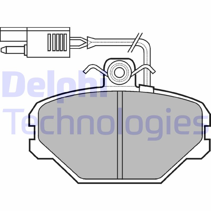 Remblokset Delphi Diesel LP675