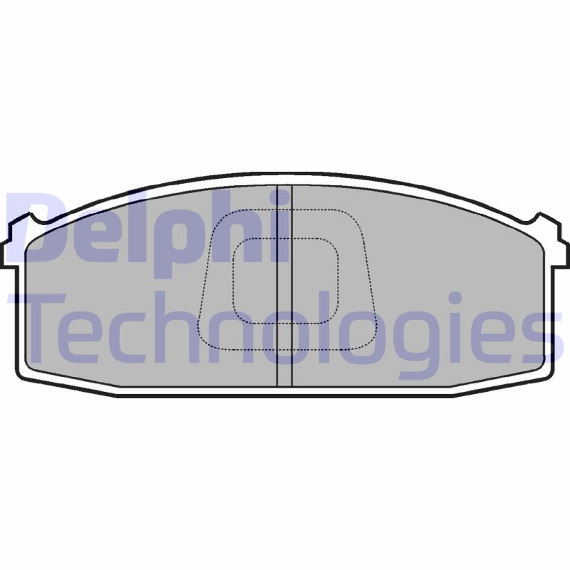Remblokset Delphi Diesel LP686