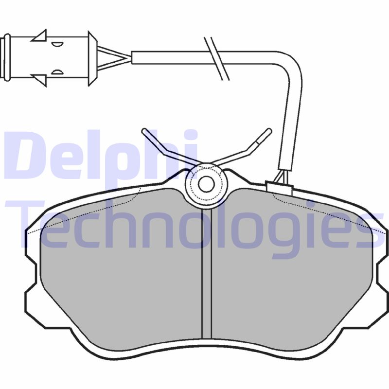 Remblokset Delphi Diesel LP693