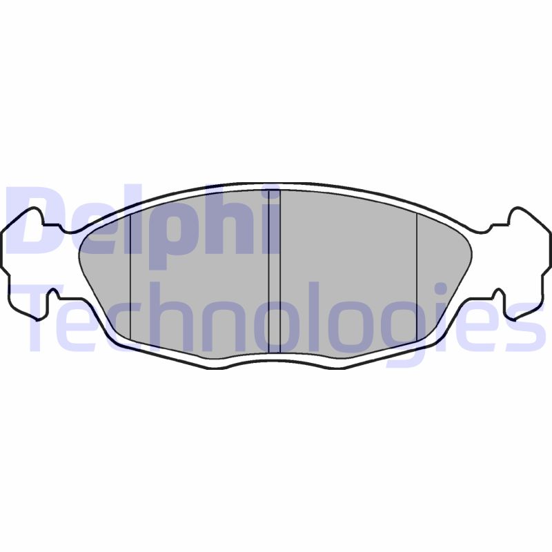 Remblokset Delphi Diesel LP702