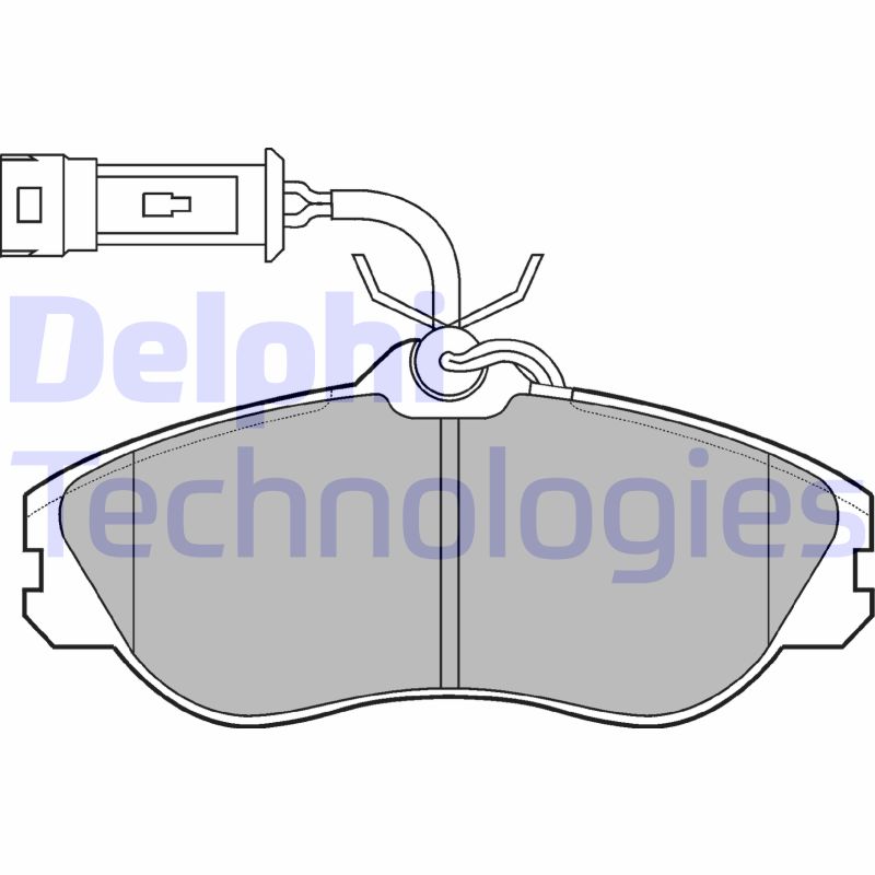 Remblokset Delphi Diesel LP706