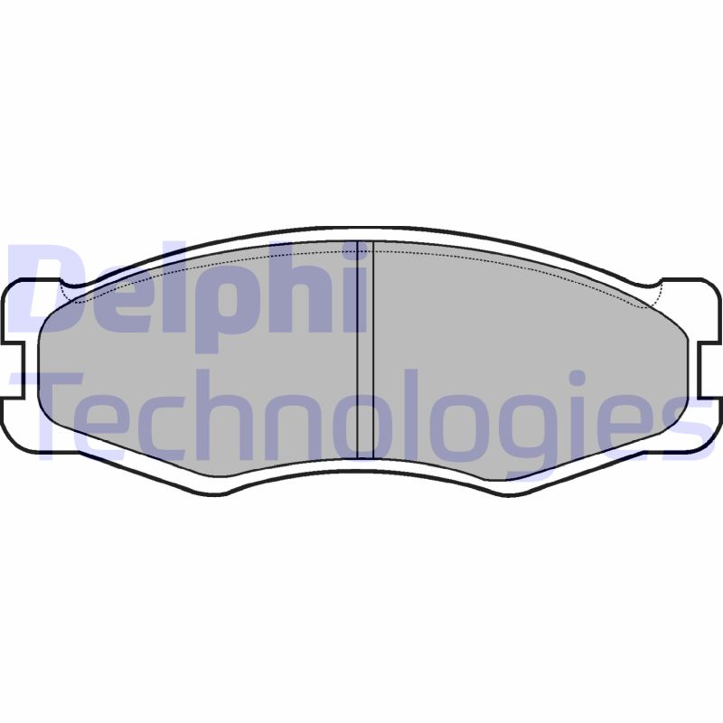 Remblokset Delphi Diesel LP707