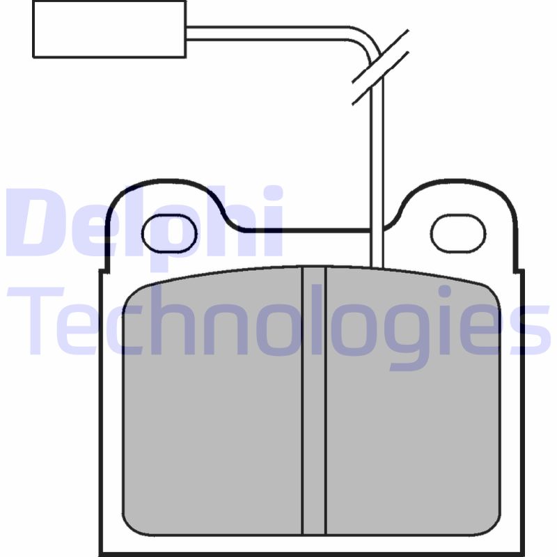 Remblokset Delphi Diesel LP711