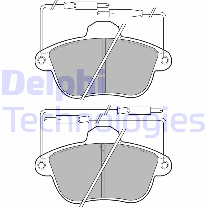 Remblokset Delphi Diesel LP740