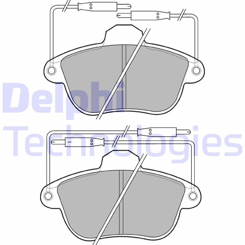 Remblokset Delphi Diesel LP741