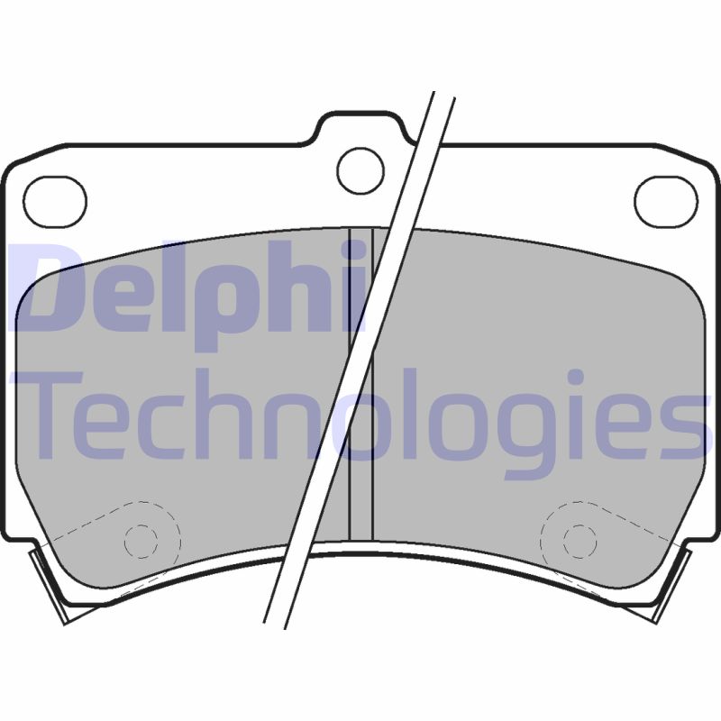 Remblokset Delphi Diesel LP743