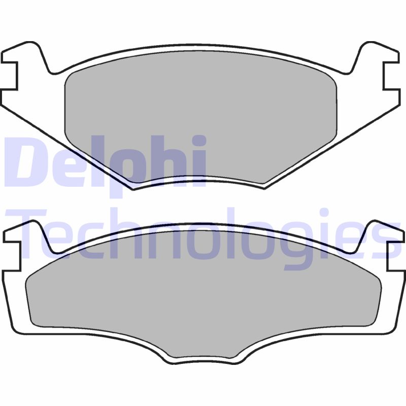 Remblokset Delphi Diesel LP756