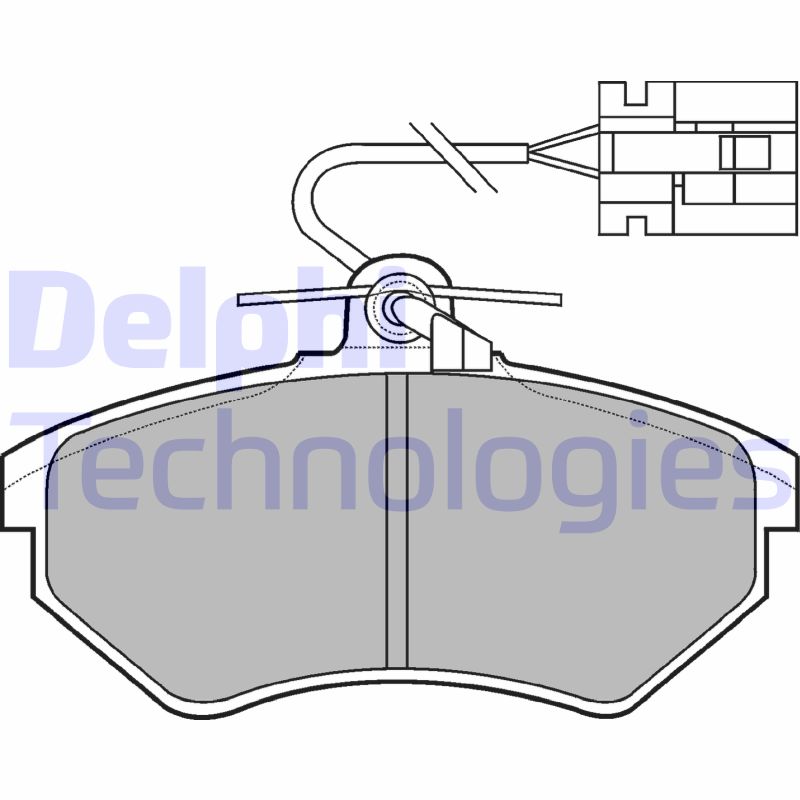 Remblokset Delphi Diesel LP769