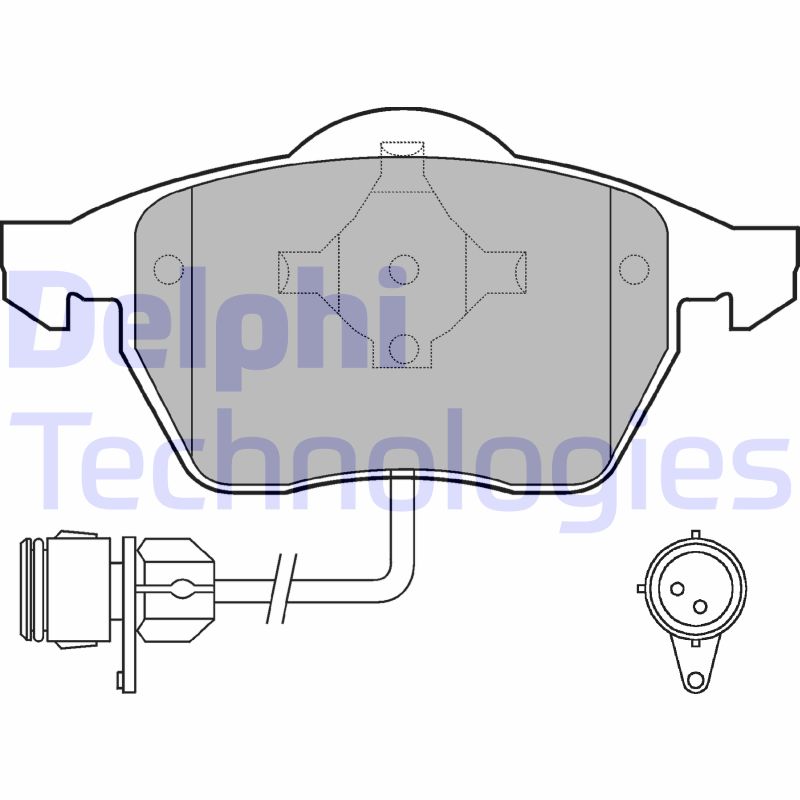 Remblokset Delphi Diesel LP784