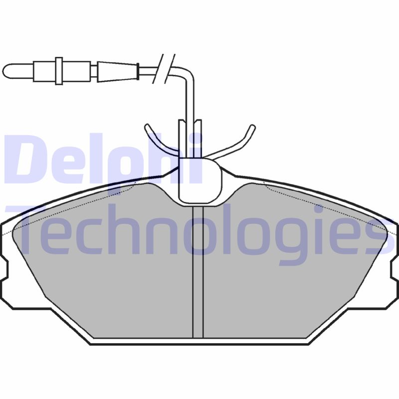 Remblokset Delphi Diesel LP788