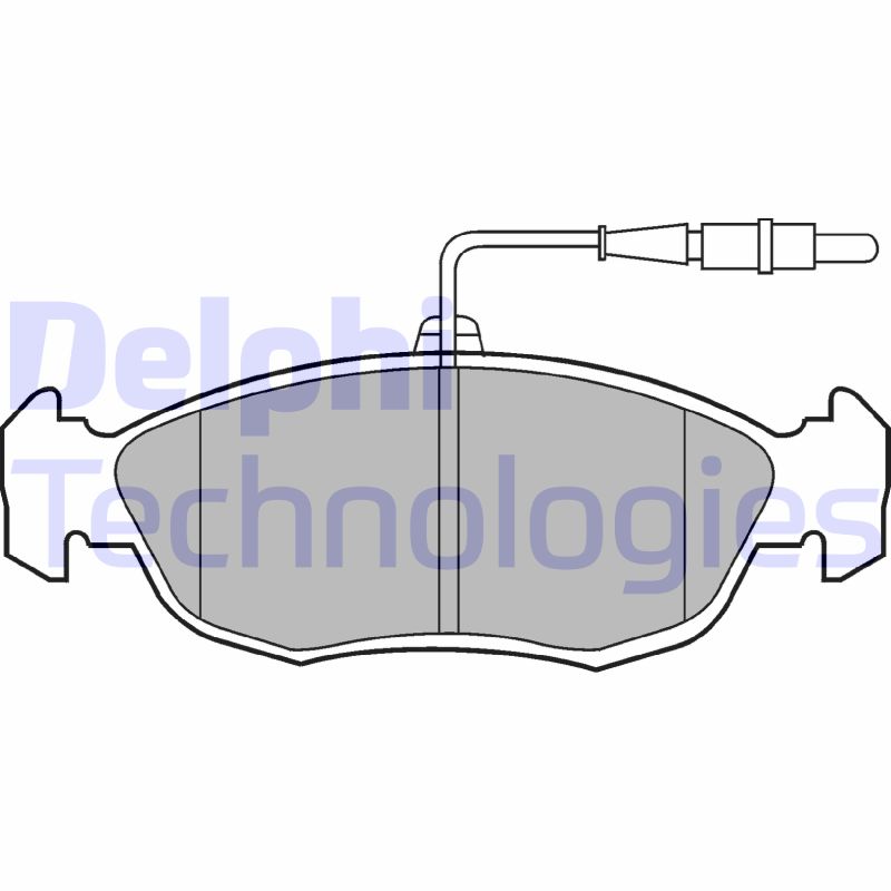 Remblokset Delphi Diesel LP793