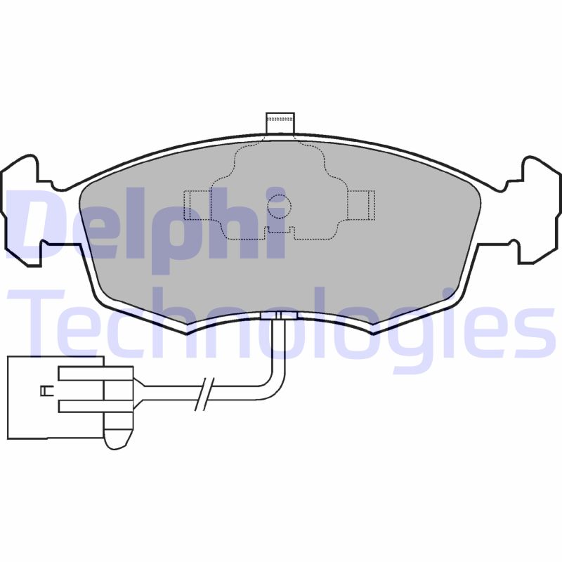 Remblokset Delphi Diesel LP794