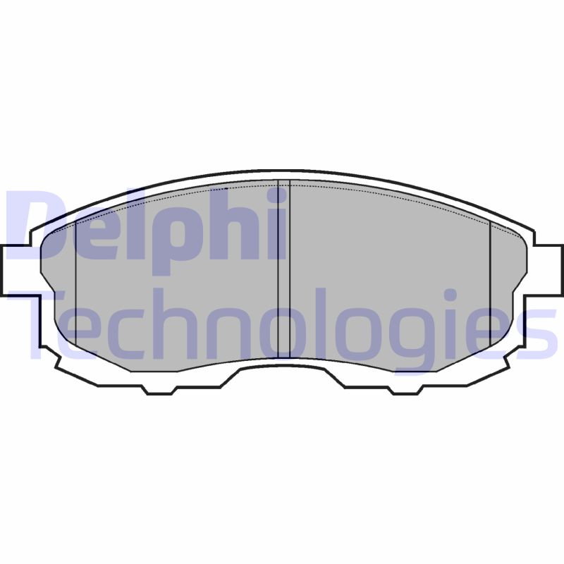 Remblokset Delphi Diesel LP812