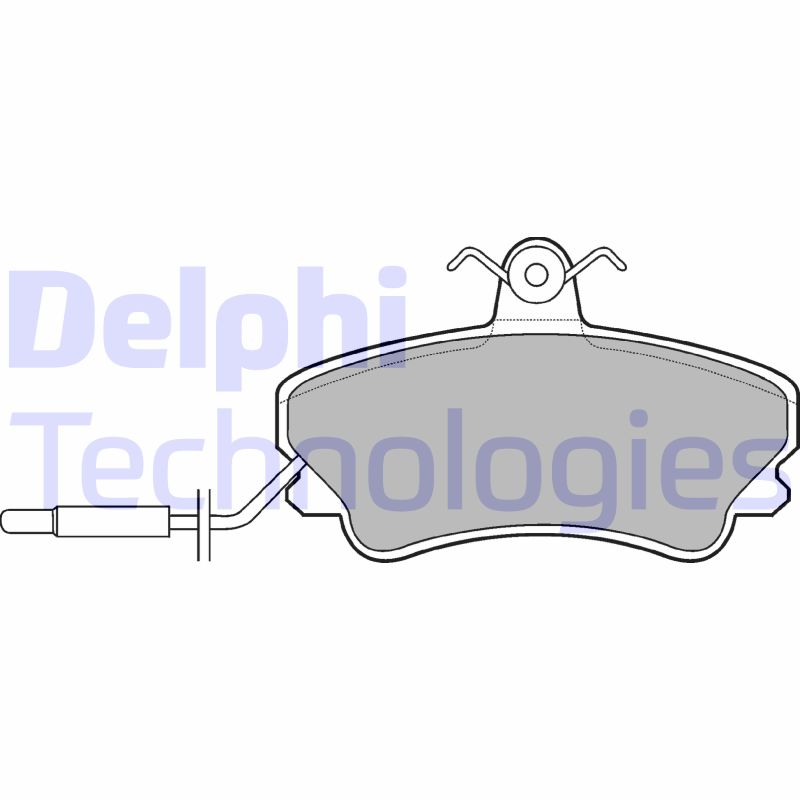 Remblokset Delphi Diesel LP822