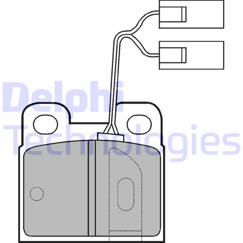 Remblokset Delphi Diesel LP824