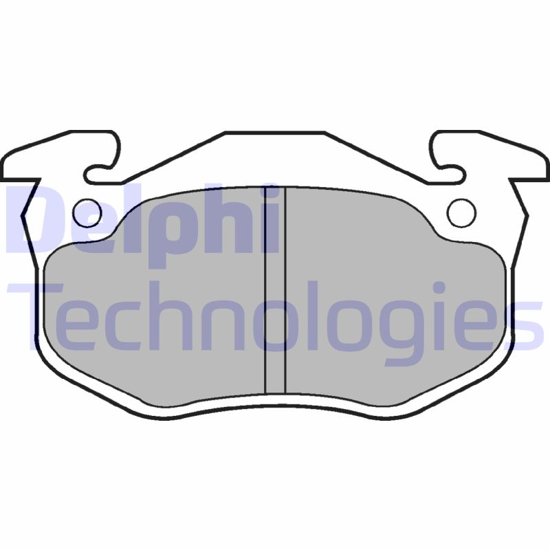 Remblokset Delphi Diesel LP852