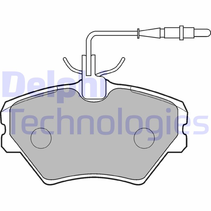 Remblokset Delphi Diesel LP862