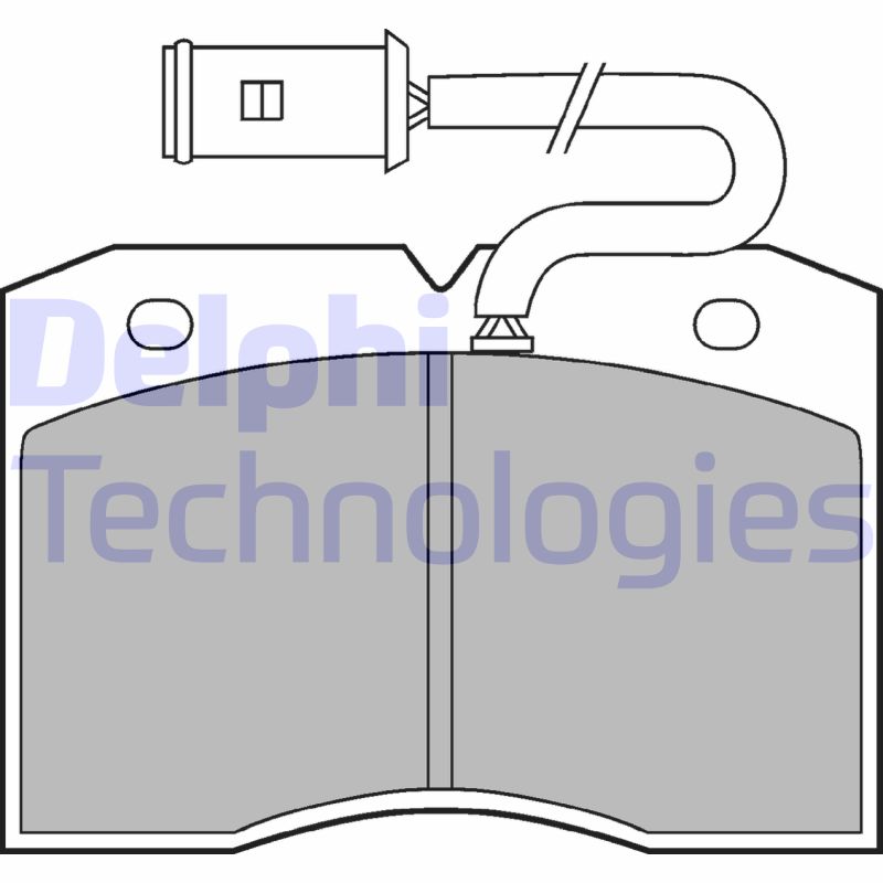 Remblokset Delphi Diesel LP863
