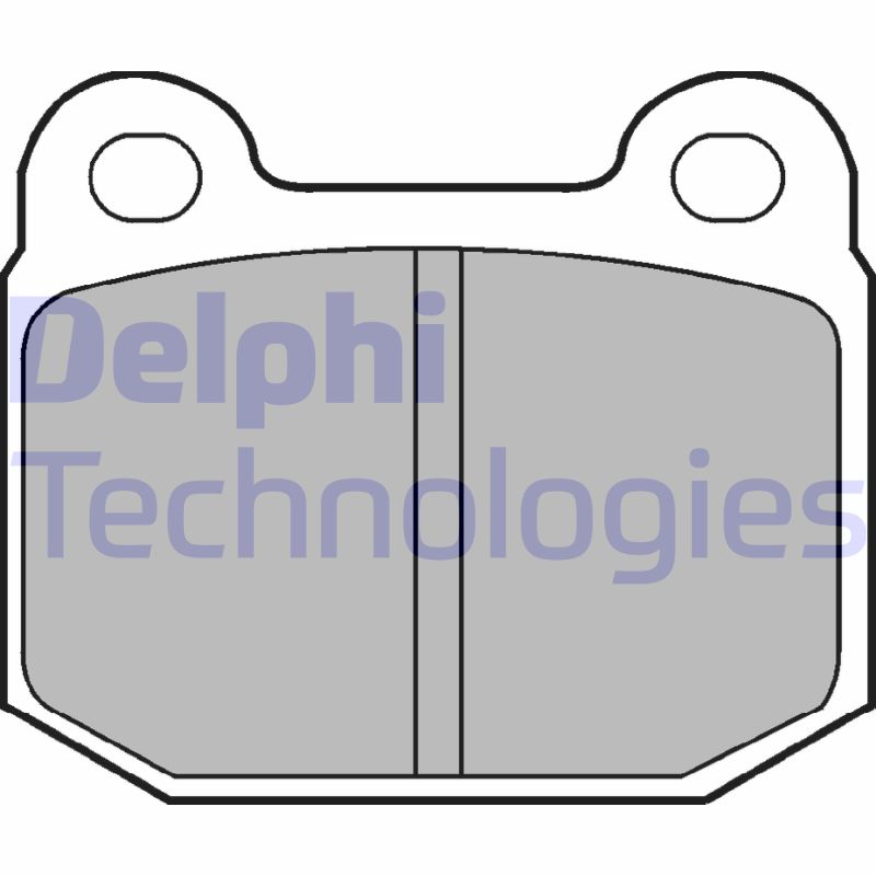 Remblokset Delphi Diesel LP87