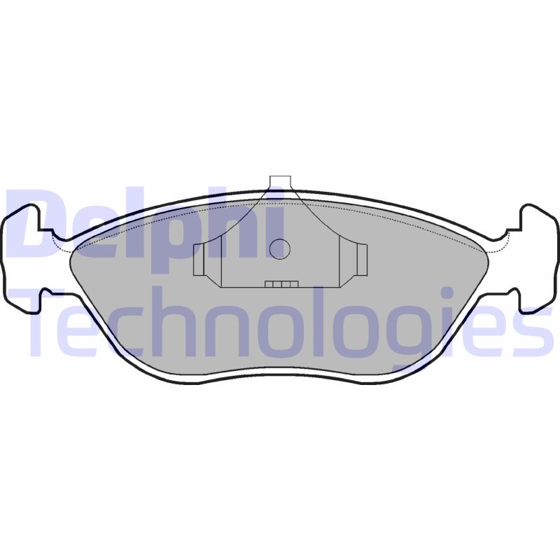 Remblokset Delphi Diesel LP876