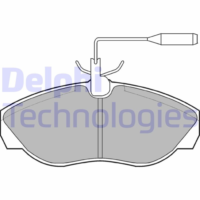 Remblokset Delphi Diesel LP877