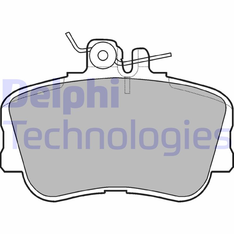 Remblokset Delphi Diesel LP881