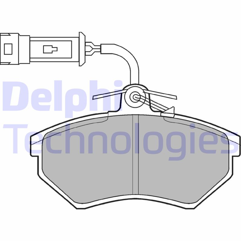 Remblokset Delphi Diesel LP884