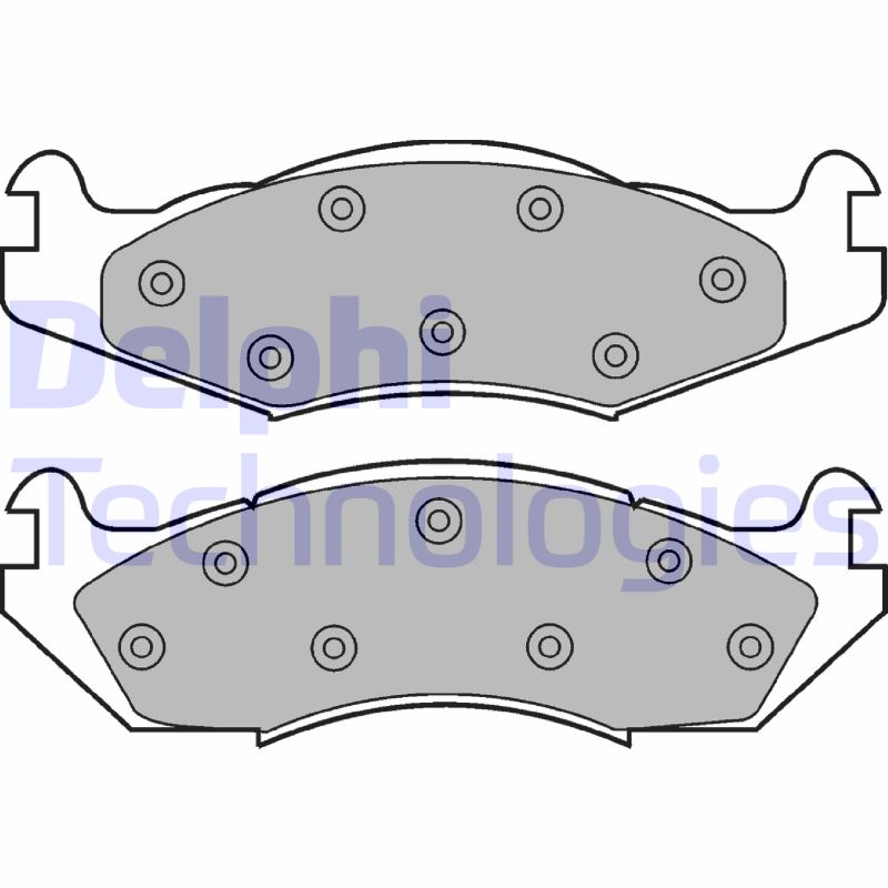 Remblokset Delphi Diesel LP889