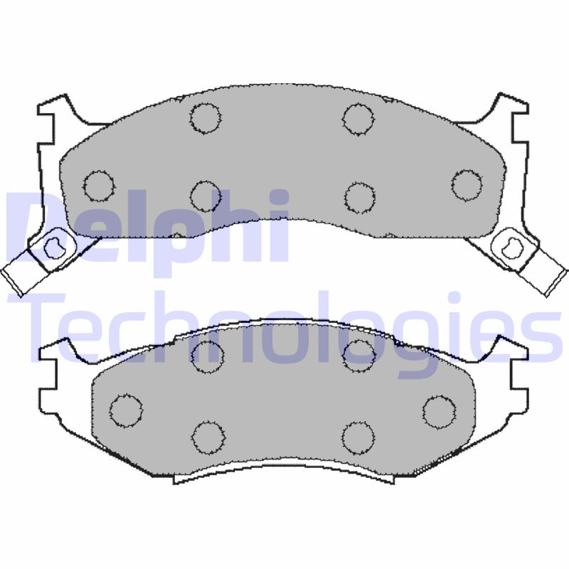 Remblokset Delphi Diesel LP892