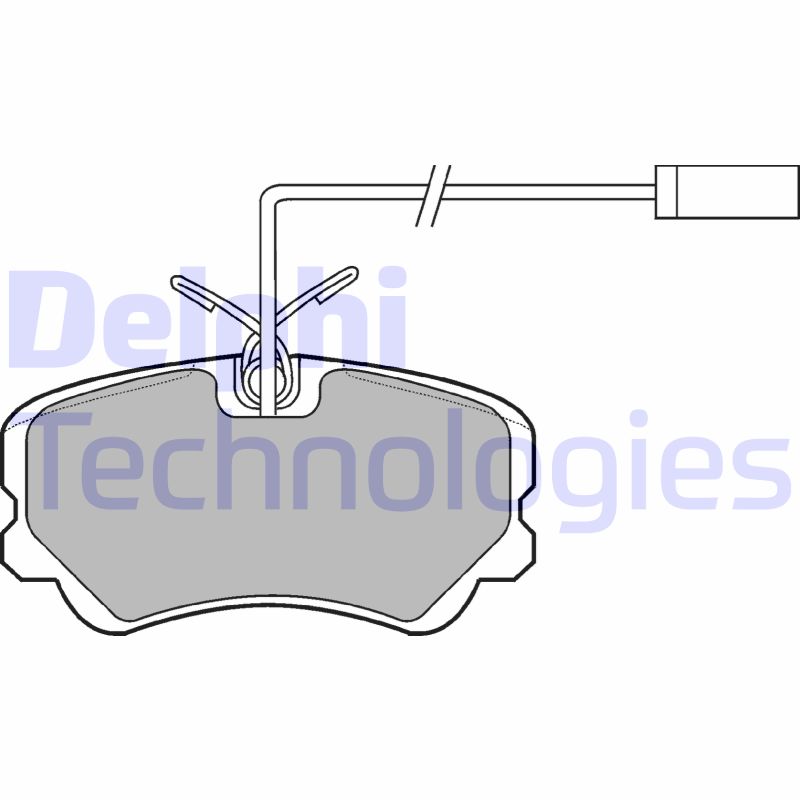 Remblokset Delphi Diesel LP900