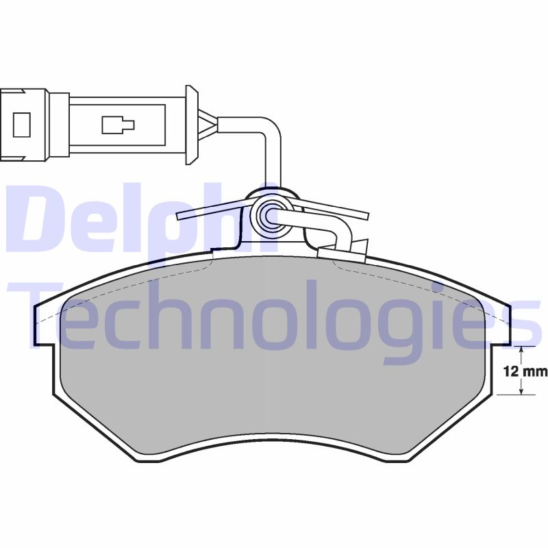 Remblokset Delphi Diesel LP901