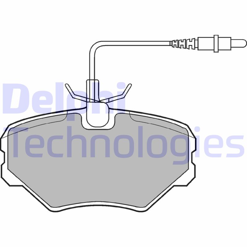 Remblokset Delphi Diesel LP917