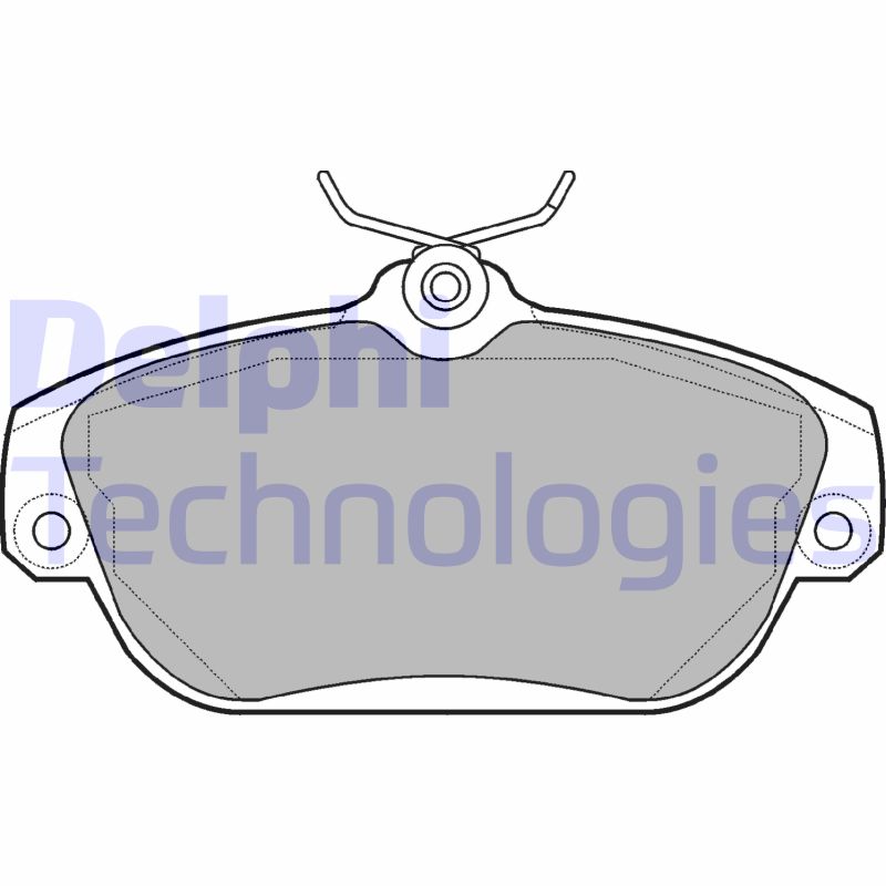 Remblokset Delphi Diesel LP919