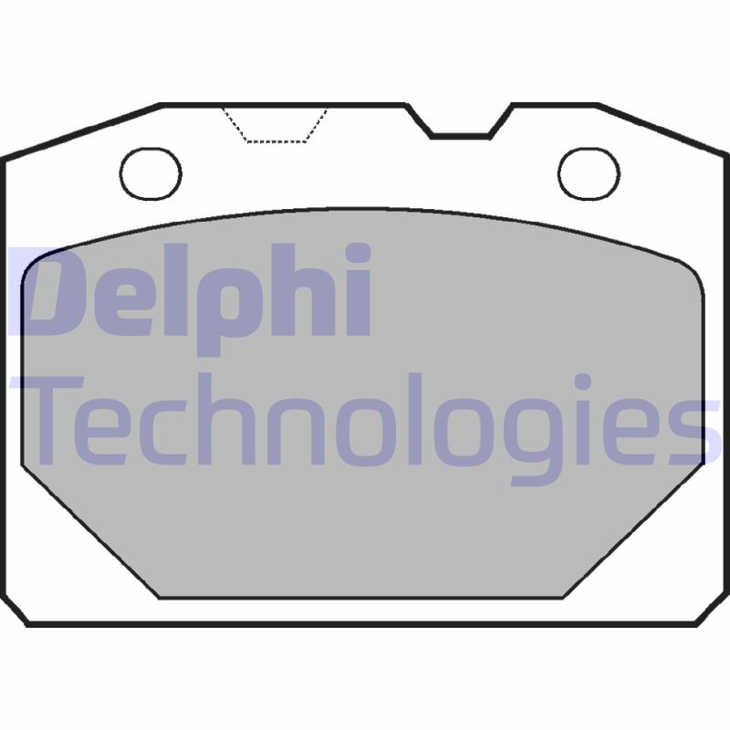 Remblokset Delphi Diesel LP92