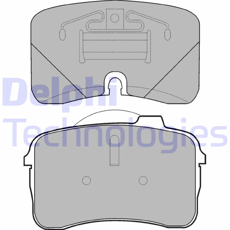 Remblokset Delphi Diesel LP933